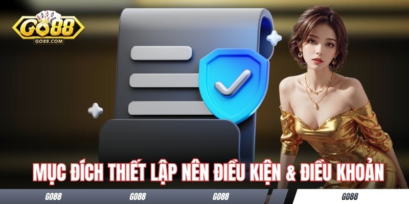Mục đích thiết lập nên điều kiện & điều khoản